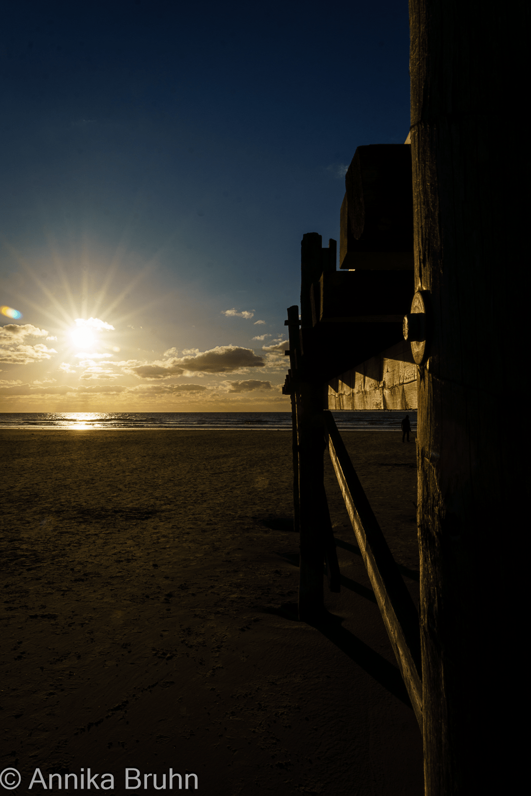 Sonnenstern an der Nordsee